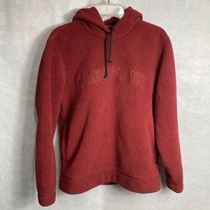 Timberland Burgundy XS Pullover Hoodie  100% Polyester